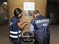 Premariacco 12 settembre 2015.Sauvignon connection controlli del NAS dei Carabinieri all'interno di una ditta in via Bombelli..Copyright Foto Petrussi / Ferraro Simone