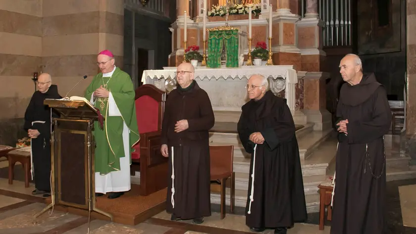 Bonaventura Monfalcone-20.10.2019 Messa di saluto per i frati-Barbana-Grado-foto di Katia Bonaventura