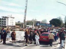 GRADO - proteste chiusura ospedale 1985