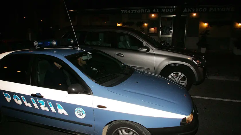 Una volante della polizia in una foto di archivio