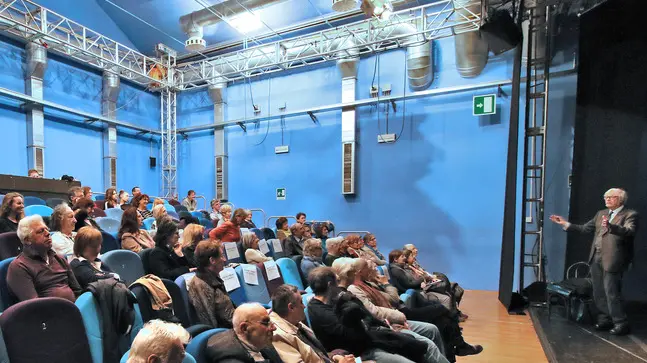 Lasorte Trieste 04/04/19 - Politeama Rossetti, Sala Bartoli, Incontro su Agatha Christie