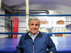 Nino Benvenuti, oro olimpico a Roma 1960 ed ex campione del mondo di pugilato dei pesi medi e superwelter, fotografato all'interno della palestra Audace a Roma, 10 aprile 2017. ANSA/ALESSANDRO DI MEO