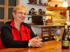 Cividale 3 Aprile 2013. Lidia Bastianich e la sua azienda. Telefoto copyright Petrussi Foto Press / Diego Petrussi