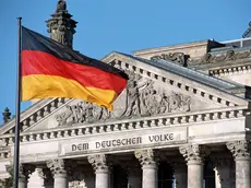 Uno scorcio del palazzo del Reichstag a Berlino