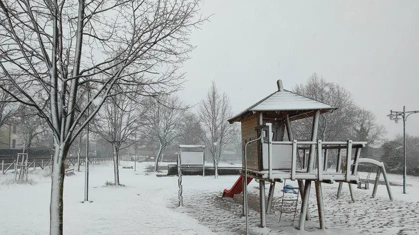 Lasorte Trieste 06/04/21 - Basovizza, Maltempo, Neve