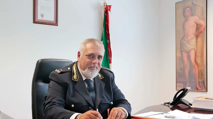 Il Comandante della Polizia Locale, Walter Milocchi (Silvano)
