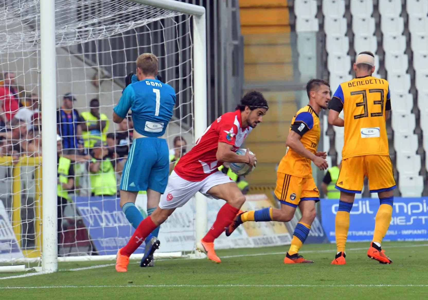 Foto BRUNI 09.06.2019 Triestina Calcio-PISA :Finale play-off--vince Pisa 3-1- ili goal su rigore
