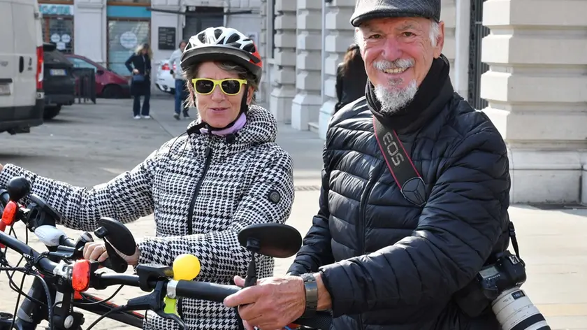 Liliana Resinovich, la donna scomparsa, con il marito Sebastiano Visintin.