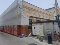 Il cantiere legato alla riqualificazione dell’Enoteca di Cormons