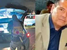 A destra l'imprenditore rapinato, a sinistra i controlli rafforzati in Carso (foto Bruni)