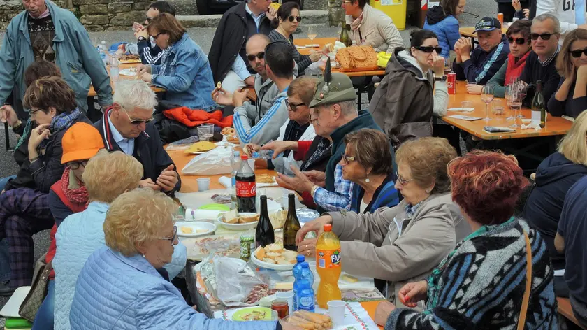 Cormons 17 Aprile 2017. Lunedi' di Pasqua sul Monte Quarin. © Foto Petrussi