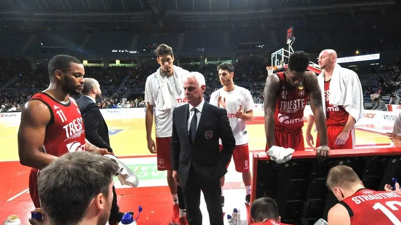 Foto BRUNI 12.11.2018 Campionato Basket serie A:Alma Trieste-Pesaro Libertas