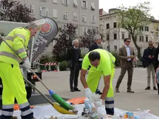 Spazzini al lavoro