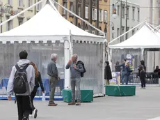 Lasorte Trieste 09/04/18 - Piazza della Borsa, Gazebo Partiti, Elezioni Regionali Aprile 2018