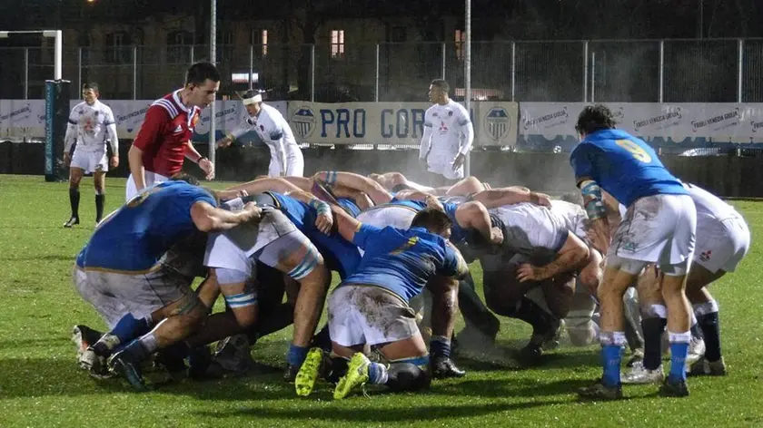 Bumbaca Gorizia 02.02.2018 Rugby Italia vs Inghilterra under 20 6 nazioni© Fotografia di Pierluigi Bumbaca