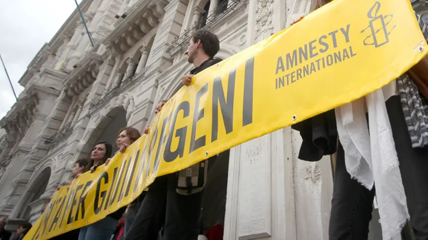 Una protesta per chiedere la verità sulla morte di Giulio Regeni