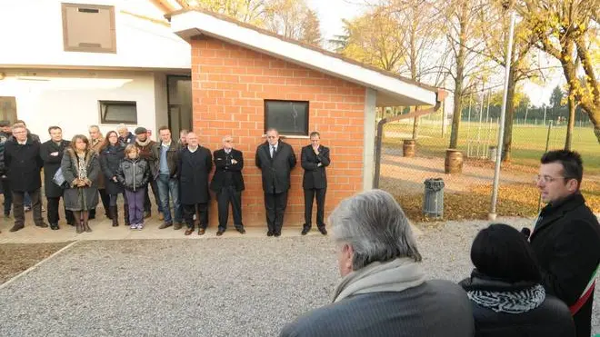Bumbaca Gorizia 19-11-2011 Moraro inaug spoglatoi stadio - Fotografia di Pierluigi Bumbaca