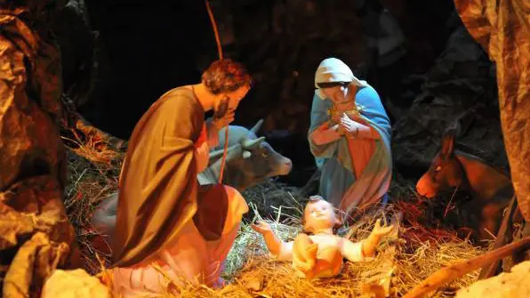 Le statuine di un presepe