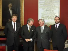 Da sinistra Giovanni Da Pozzo, Antonio Paoletti e Giovanni Pavan