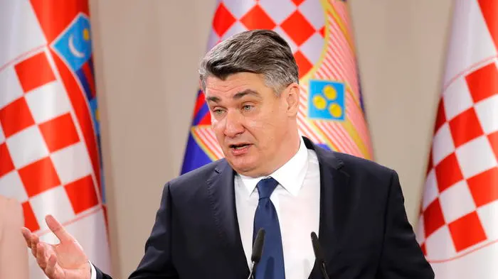 Il presidente croato Zoran Milanovic