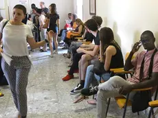 Foto BRUNI 12.07. 2019 Pioggia di comparse al Seminario per il nuovo film di Zalone