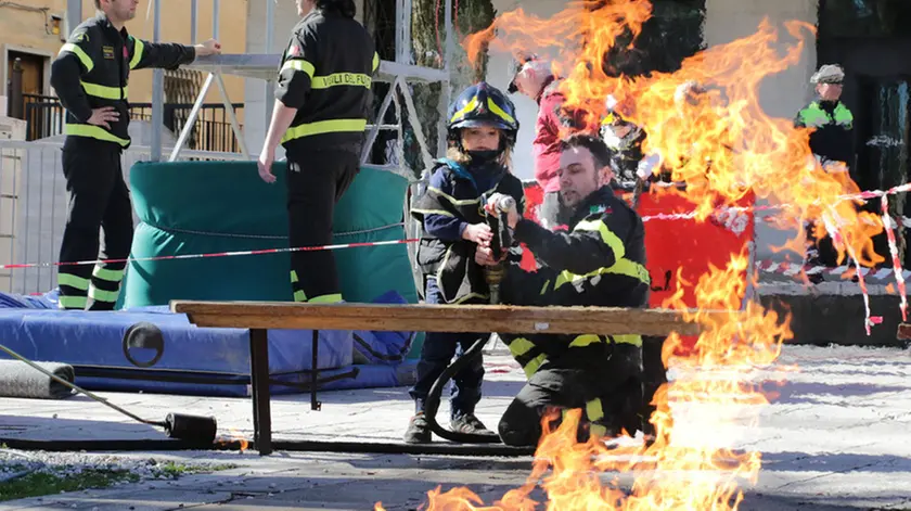 Lasorte Trieste 06/04/18 - Opicina, Piazzale Monte Re, Pompieropoli