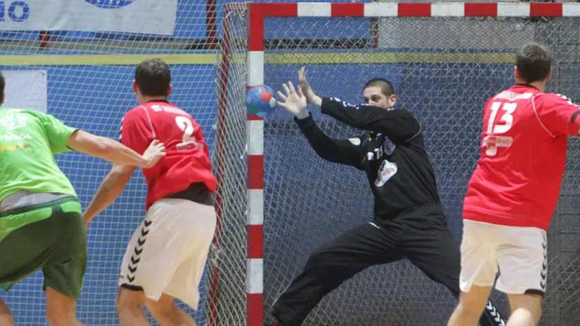 Lasorte Trieste 18/02/12 - Pallamano Trieste, Forst Bressanone, Modrusan