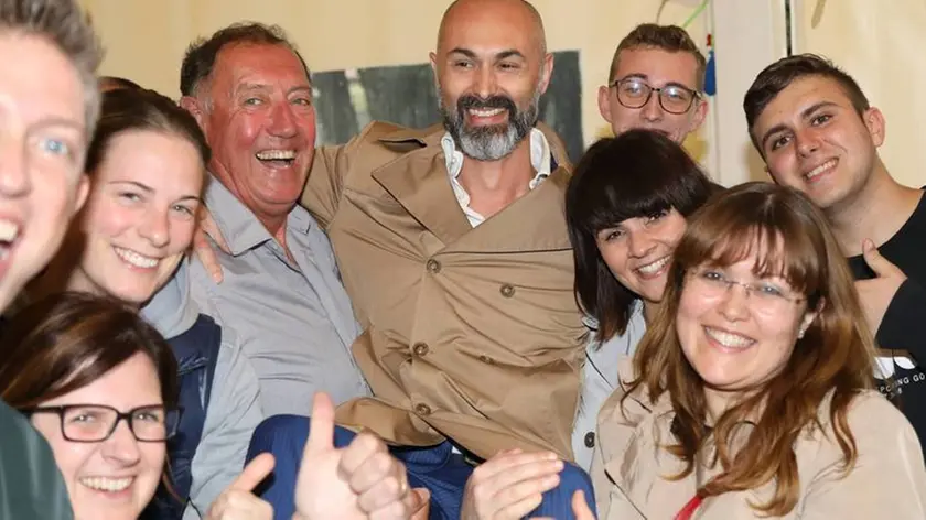 Bumbaca Gorizia 27.05.2019 Farra, festeggiamenti Stefano Turchetto sindaco © Fotografia di Pierluigi Bumbaca