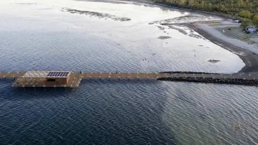 Il rendering della passeggiata a mare