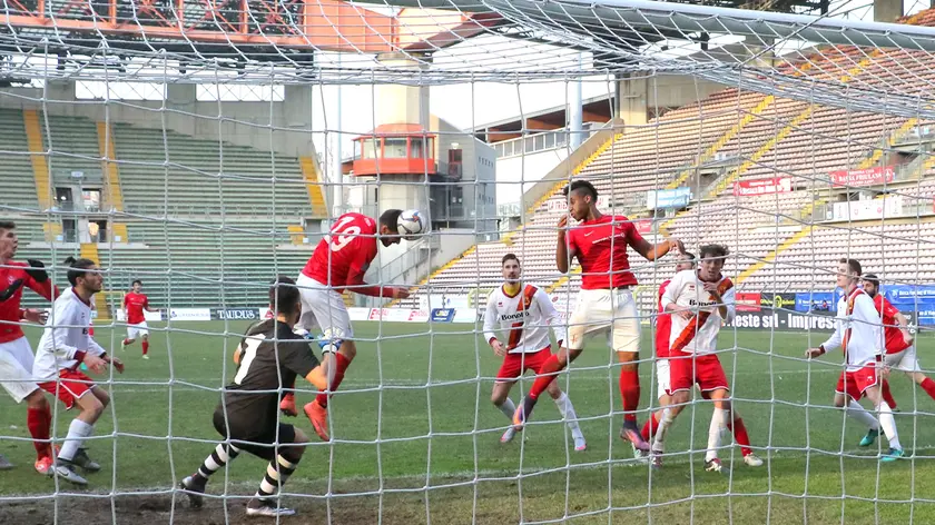 Lasorte Trieste 12/02/17 - Serie D, Triestina - Este, Gol 3-1 ed Esultanza