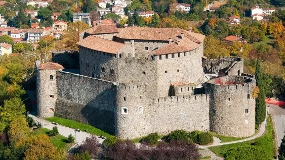 Il castello di Gorizia visto dall'alto