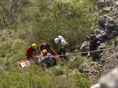 Soccorsi in Val Rosandra (archivio)