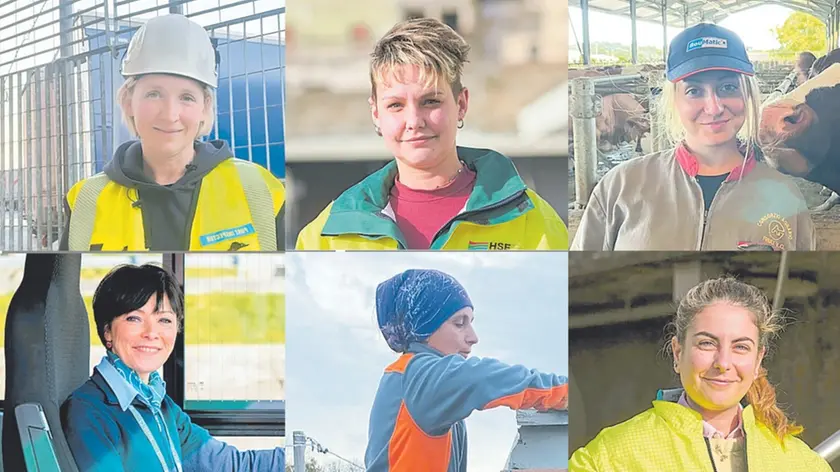 Le sei donne che hanno dato la loro testimonianza al Piccolo