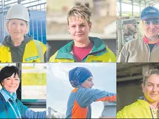 Le sei donne che hanno dato la loro testimonianza al Piccolo