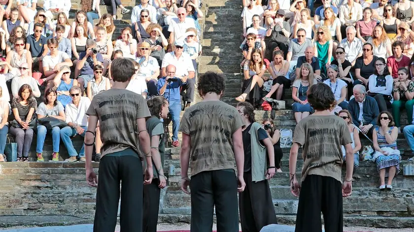 Silvano Trieste 2018-06-01 Teatro Romano, rappresentazione Teatrale