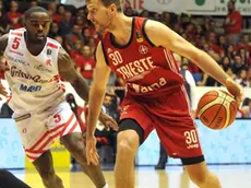 Foto BRUNI 14.04.2019 Campionato Basket serie A: Alma Trieste-Reggio Emilia--Dragic