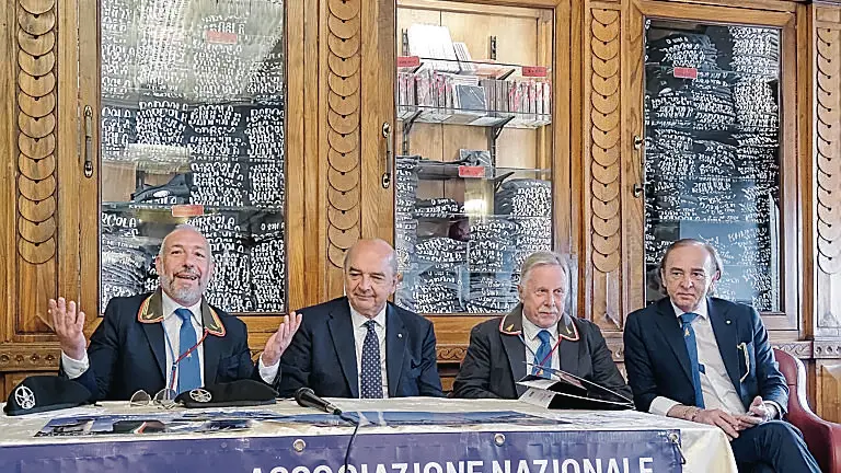 La presentazione del Raduno nazionale dei fanti d’Italia. Foto Silvano