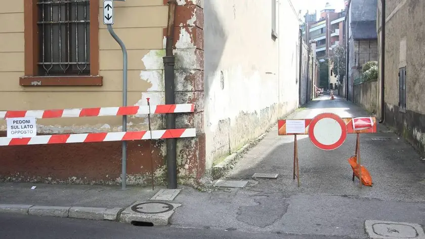 Bumbaca Gorizia 17.02.2018 Caserma del Fante transennata © Fotografia di Pierluigi Bumbaca