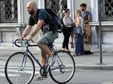 Foto Bruni Trieste 27.06.2018 Ciclisti anche in contromano