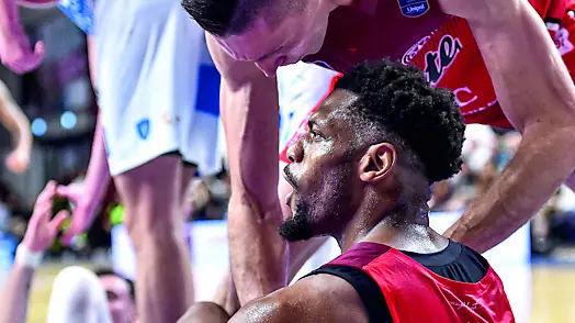 Jeff Brooks, 11 punti e 7 rimbalzi contro Sassari Foto Ciamillo/Lasorte