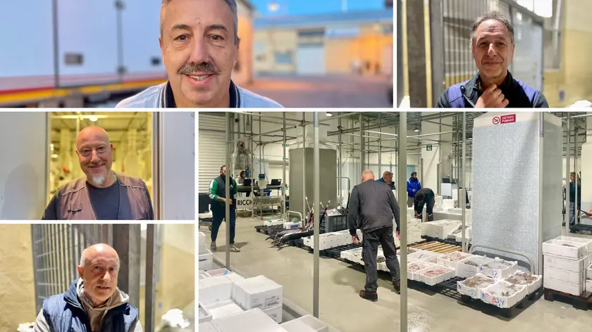 Tra le cassette di pesce all’alba all’interno del Marcato ittico all’ex Gaslini e i protagonisti del reportage