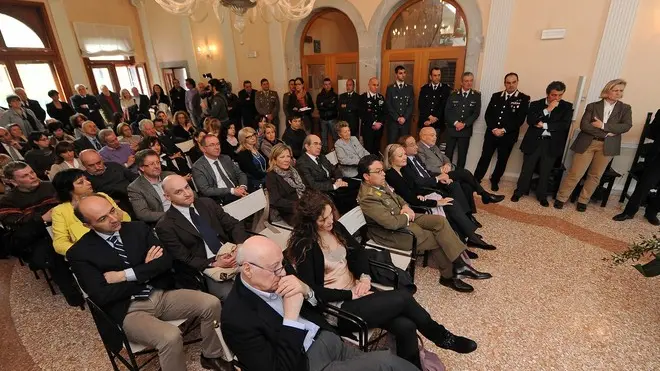 Palmanova 13 aprile 2013 Festa per la chiusura del Tribunale. Copyright Foto Petrussi / Ferraro Simone