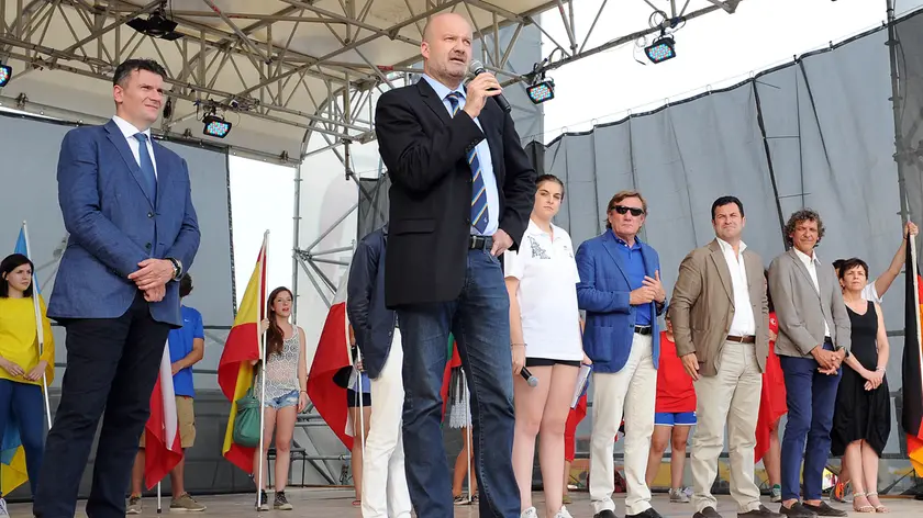 Lignano 6 Luglio 2015. Presentazione Torneo di Basket. © Petrussi Foto Press