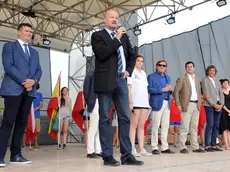 Lignano 6 Luglio 2015. Presentazione Torneo di Basket. © Petrussi Foto Press