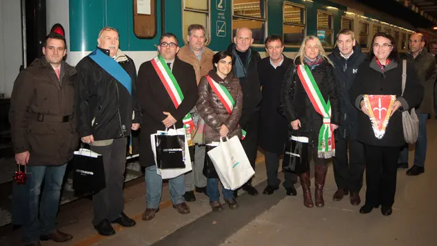 Lasorte Trieste 15/12/13 - Stazione Opicina, Arrivo Treno
