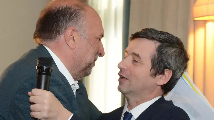 Foto BRUNI 25.05.16 On.Orlando al Savoia con Jacop,Grim e Gialuz-l'arrivo di Cosolini