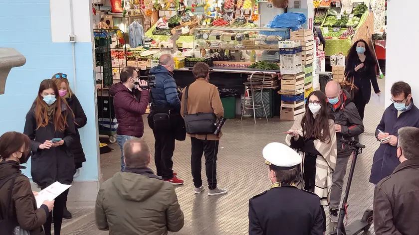 Lasorte Trieste 16/04/21 - Via Carducci, Mercato, Conferenza Stampa