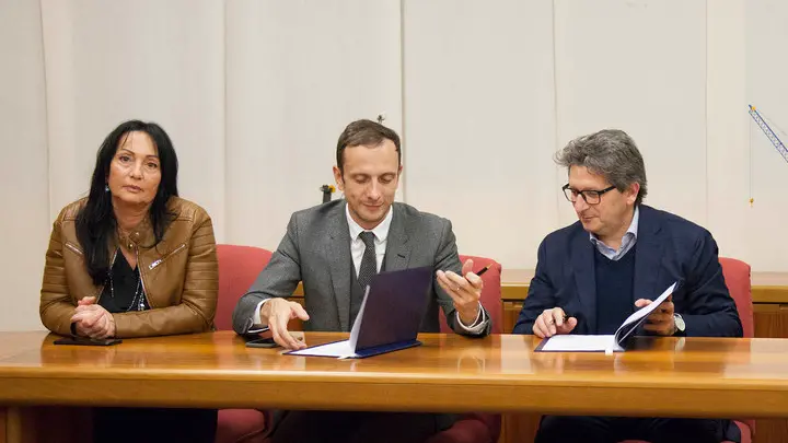 Bonaventura Monfalcone-20.12.2019 Firma accordo Regione-Autorità portuale-Azienda Porto-Monfalcone-foto di Katia Bonaventura