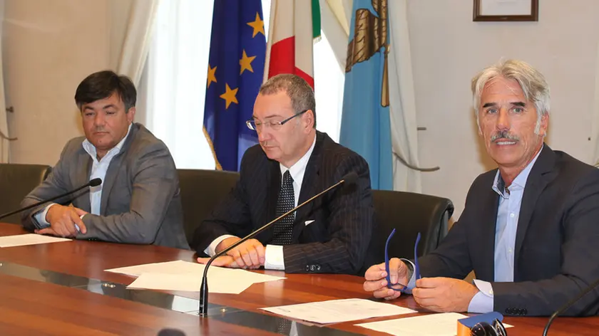 Lasorte Trieste 12/09/14 - Regione, Confidi, Bruni, Bolzonello, Vicentini