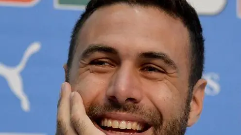 Italy's goalkeeper Salvatore Sirigu during a press conference in Mangaratiba, Brazil, 16 June 2014. Italy will face Costa Rica on next 20 June for D group in Fifa World Cup 2014. ANSA/ETTORE FERRARI
